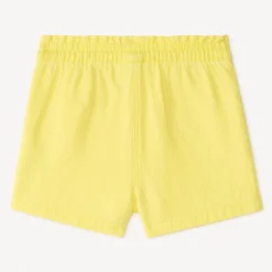 Korte ongebleekte katoenen broek voor babymeisjes