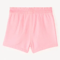 Korte ongebleekte katoenen broek voor babymeisjes