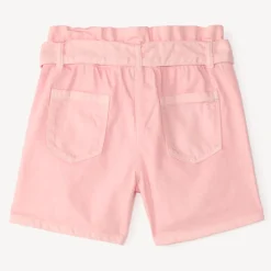 Korte paperbag van denim meisjes