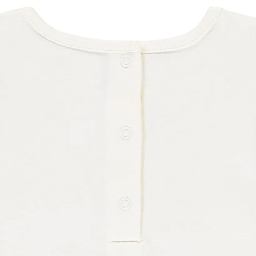 Korte pyjama met luipaardmotief meisjes, met verschillende openingen afhankelijk van de leeftijd