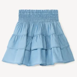 Korte rokje met ruffles voor meisje