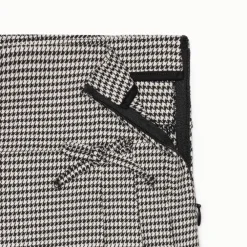 Korte rok met pied-de-pouleprint meisjes