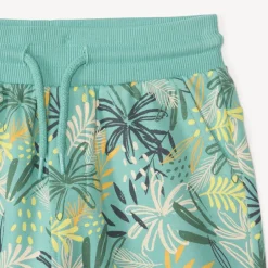 Korte set t-shirt + jungle-print bermuda jongens