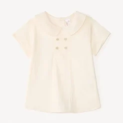 Korte tuinbroekset + Claudine-kraaghemd voor babyjongen