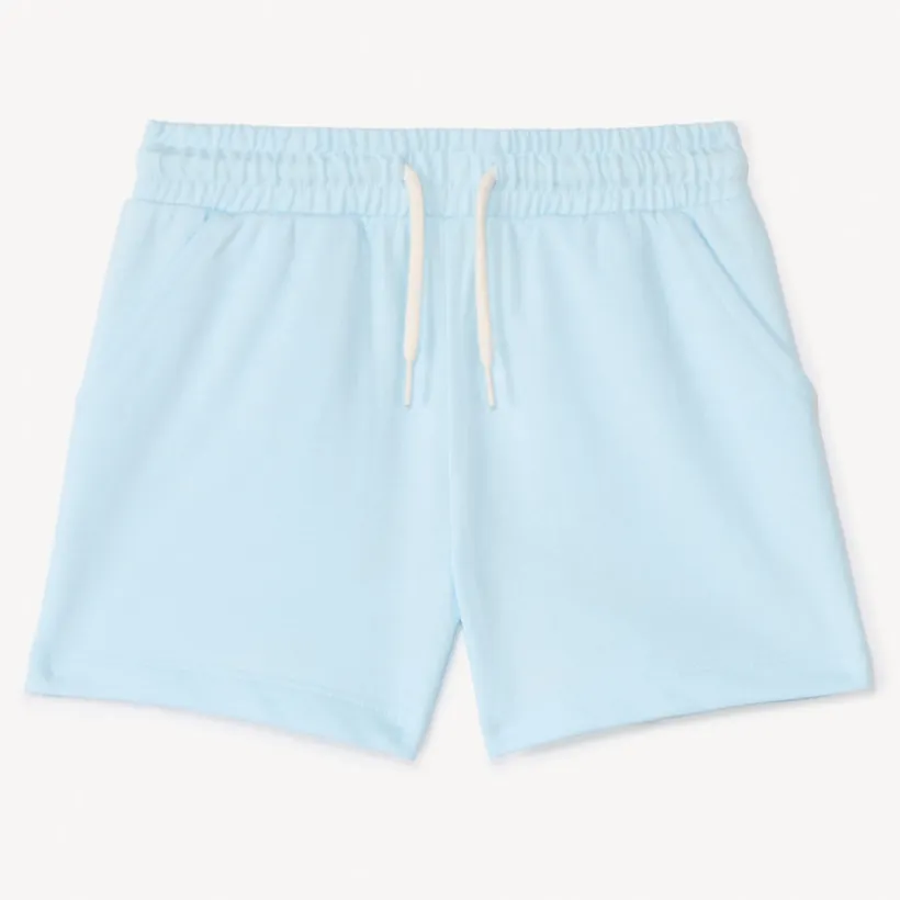 Korte unicolore tricot short meisjes