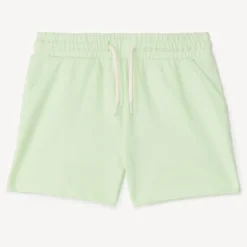 Korte unicolore tricot short meisjes