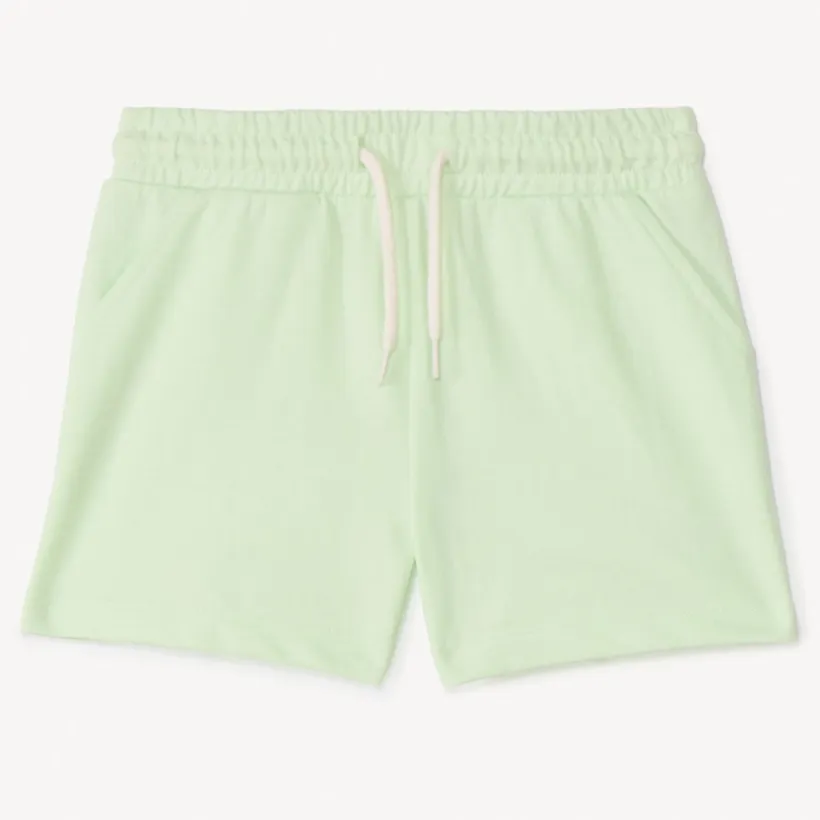 Korte unicolore tricot short meisjes