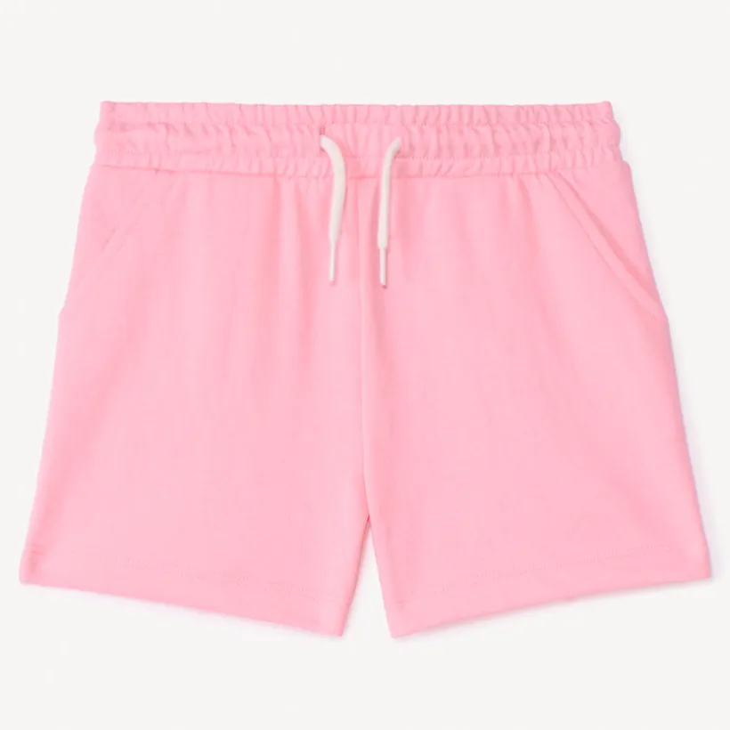 Korte unicolore tricot short meisjes