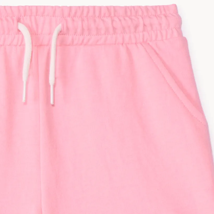 Korte unicolore tricot short meisjes