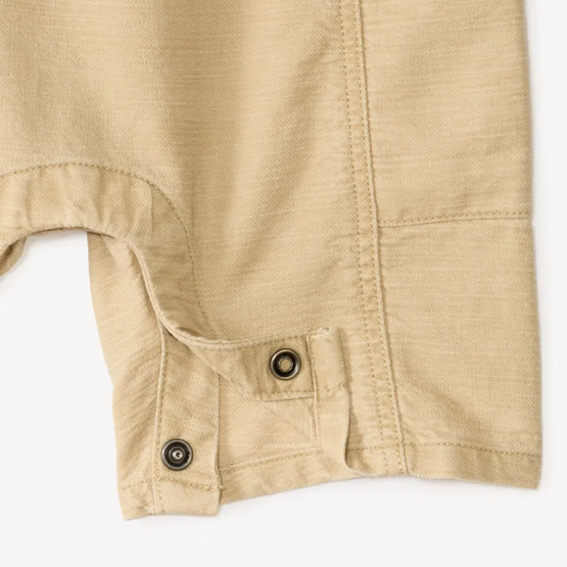 Korte unicolor jongensbroek voor baby's