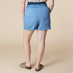 Korte zwangerschapsbroek met hoge hoofdband