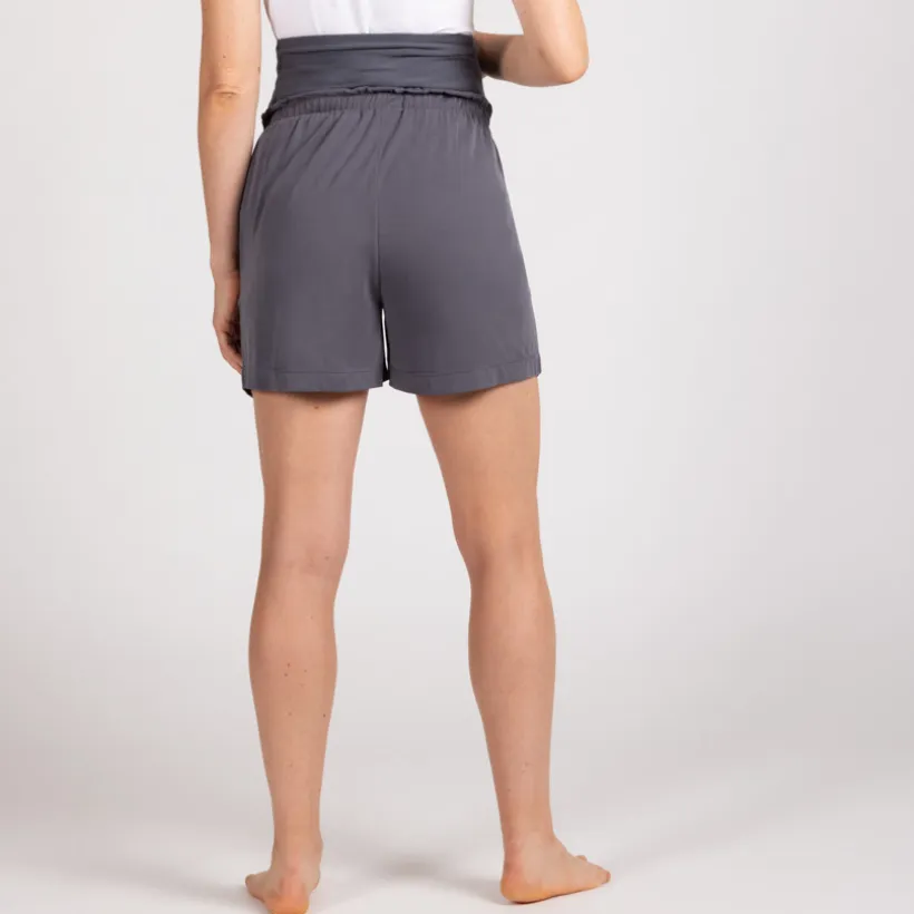 Korte zwangerschapsbroek met hoge hoofdband