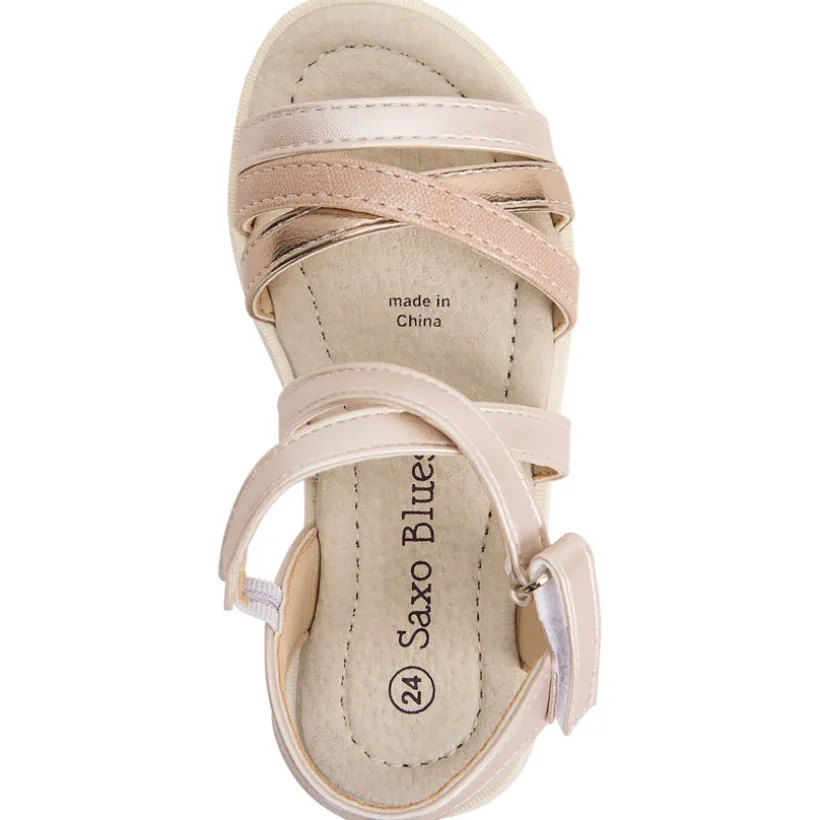 Kruisband sandalen met dikke zool meisjes