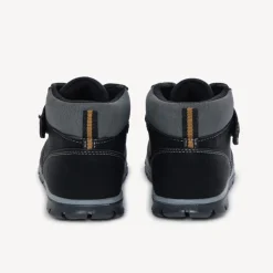 Laarsjes met dubbele velcro voor babyjongens zwart