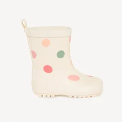 Laarzen van regen met stippen voor baby meisje