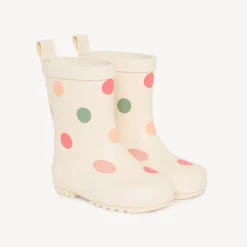 Laarzen van regen met stippen voor baby meisje