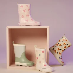 Laarzen van regen met stippen voor baby meisje