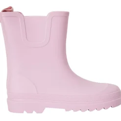 Laarzen van rubber in het roze meisjes