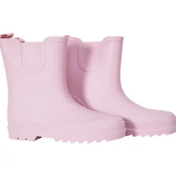 Laarzen van rubber in het roze meisjes