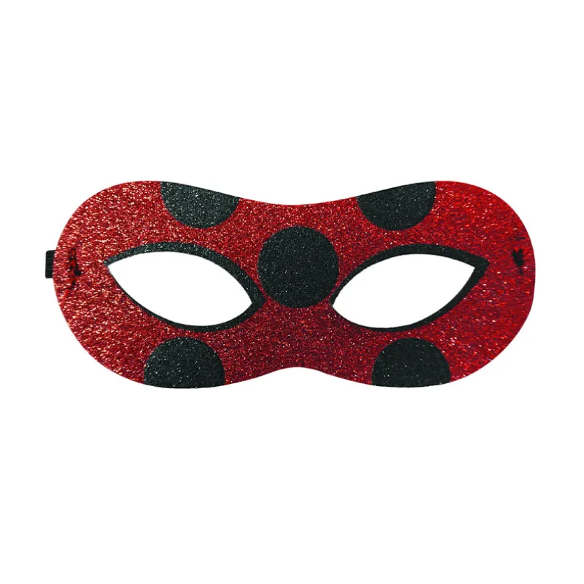 Ladybug flexibel paillettenmasker in loup-stijl voor kinderen