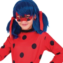 Ladybug flexibel paillettenmasker in loup-stijl voor kinderen