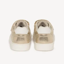 Lage gouden sneakers met iriserend effect meisjes