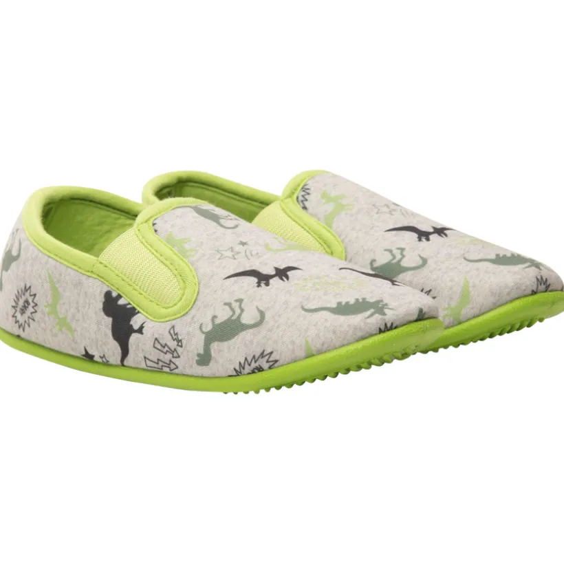 Lage pantoffels met dinoprint jongens