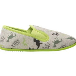 Lage pantoffels met dinoprint jongens