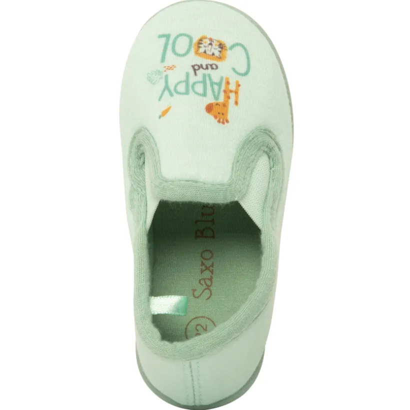 Lage slofjes met jungleprint voor babyjongens