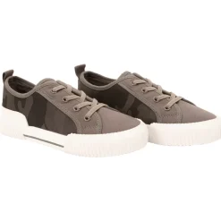 Lage sneakers in camouflageprint jongens