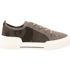 Lage sneakers in camouflageprint jongens
