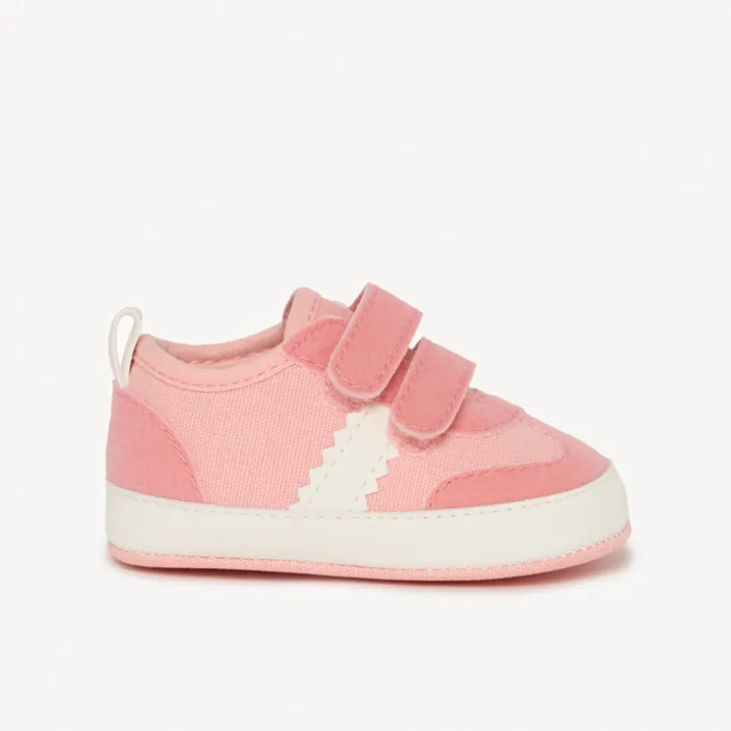 Lage sneakers met band voor babymeisje