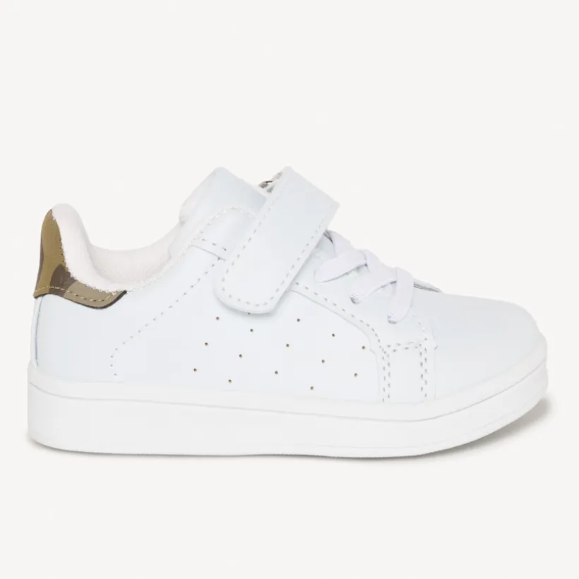 Lage sneakers met camouflage-inzetstuk voor babyjongens