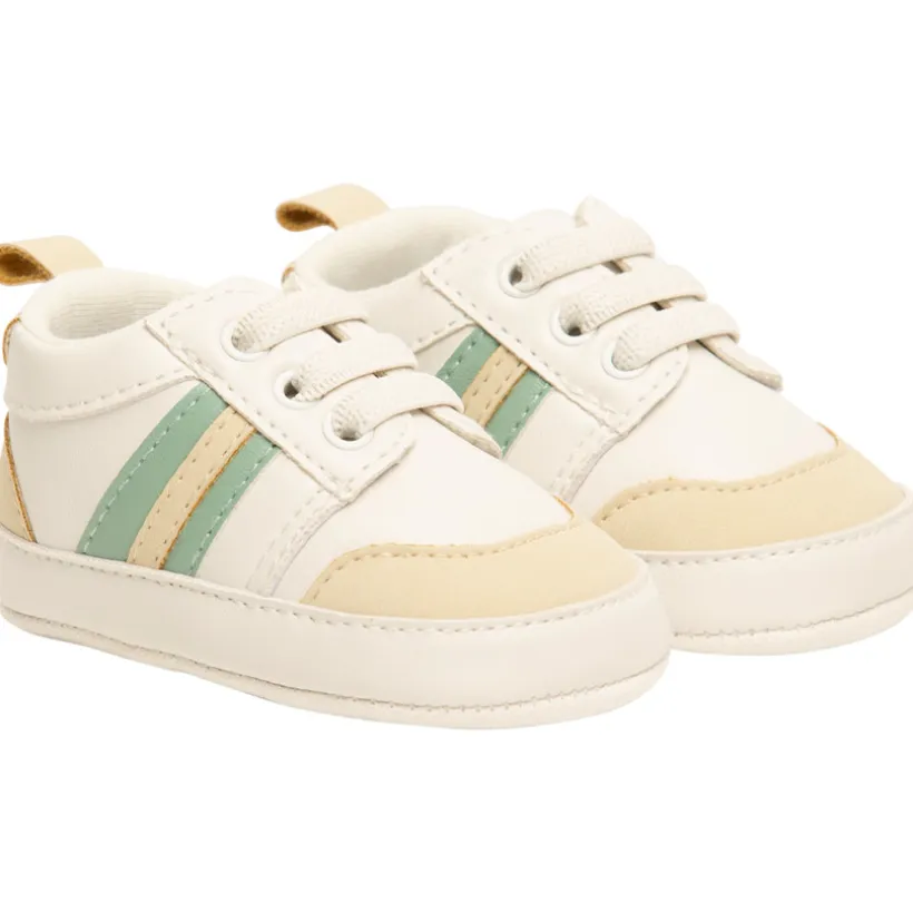 Lage sneakers met elastische veters voor babyjongens