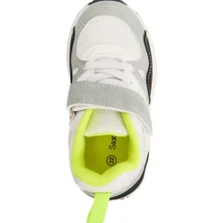 Lage sneakers met inzetstukken en mesh voor baby jongen