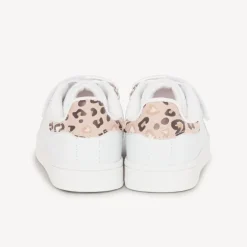 lage sneakers met luipaardprint meisjes
