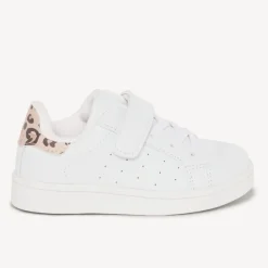 lage sneakers met luipaardprint meisjes