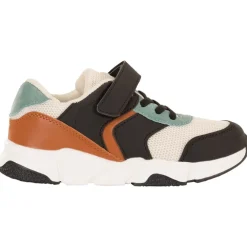 Lage sneakers met mesh inzetten jongens