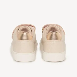 Lage sneakers met metallic en glinsterende pailletten meisjes