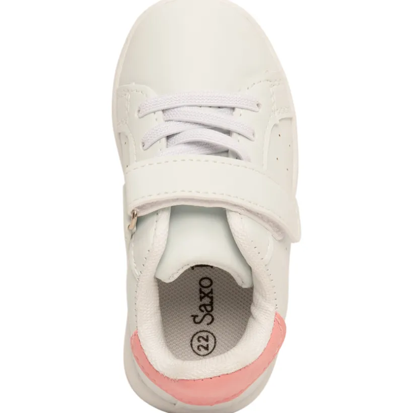 Lage sneakers met veters en scratch meisjes