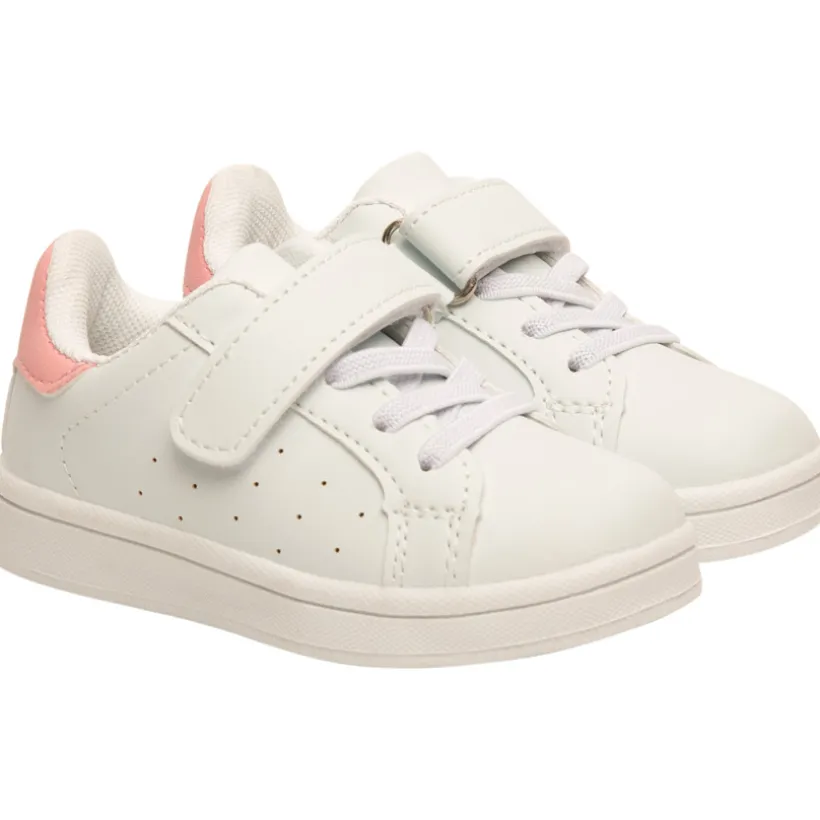 Lage sneakers met veters en scratch meisjes