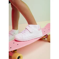 Lage sneakers met veters en scratch meisjes