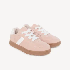 Lage sneakers van kunstleer meisjes