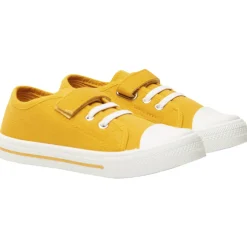 Lage sneakers van stof met elastische veters en klittenband jongens