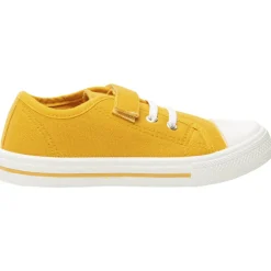 Lage sneakers van stof met elastische veters en klittenband jongens