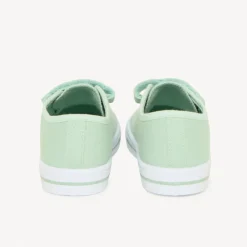 Lage sneakers van stof met elastische veters en klittenband jongens