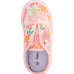 Lage sneakers van stof met tropisch patroon voor babymeisjes