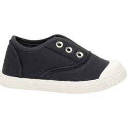 Lage tennis van stof met elastische tong en mixt oogjes