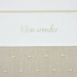 Laken borduur Klein Wonder - Soft Sand- 75x100 cm