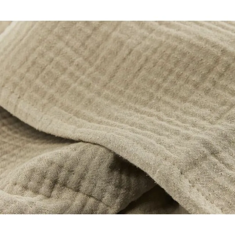 Laken Pre-washed hydrofiel - Sand - 100x150 cm